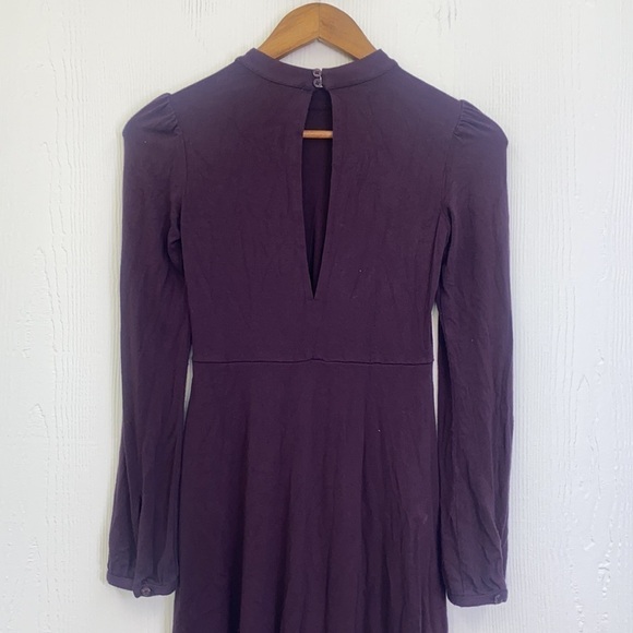 American Eagle - Soft and Sexy Soft Deep Plum Midi Dress Size XXS - Picture 13 of 15